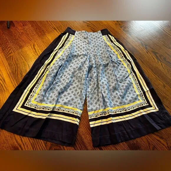 Maeve Printed Pleated A-Line Culottes by Anthropologie size Small - Picture 5 of 5